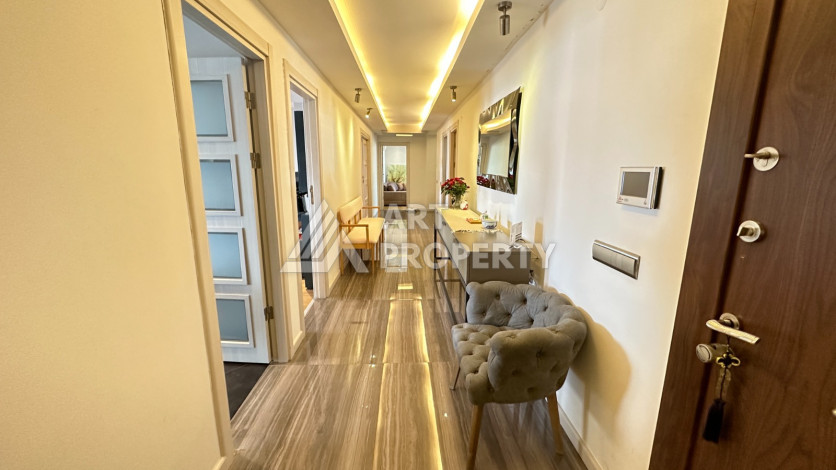 Видовая квартира 4+1 с дизайнерским ремонтом в районе Джикчилли! - Ракурс 2