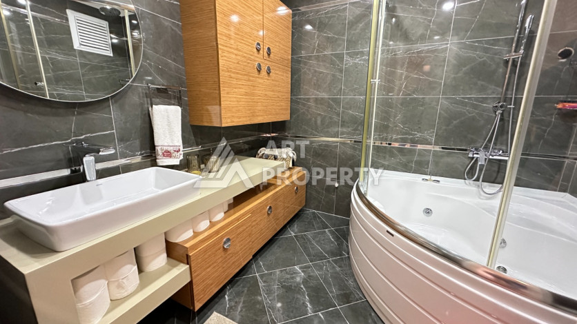 Видовая квартира 4+1 с дизайнерским ремонтом в районе Джикчилли! - Ракурс 7