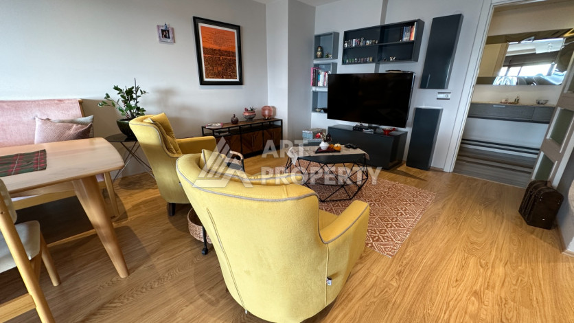 Видовая квартира 4+1 с дизайнерским ремонтом в районе Джикчилли! - Ракурс 12