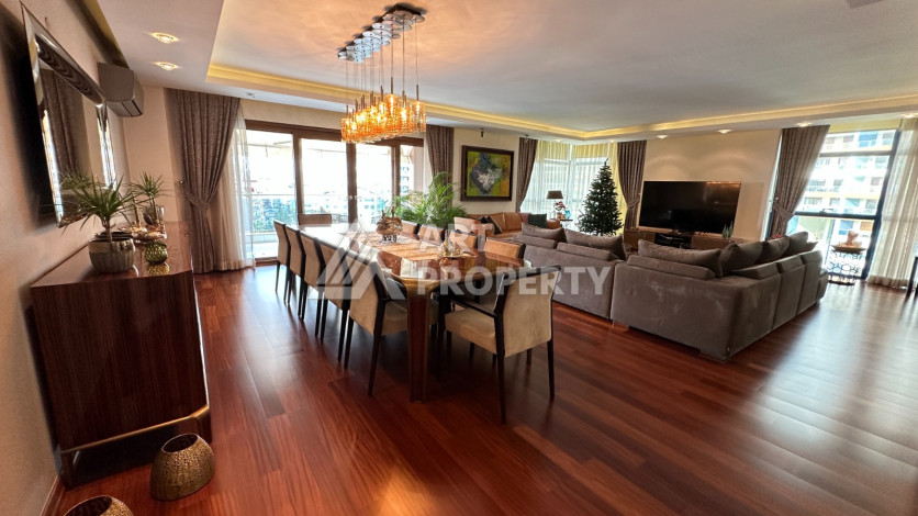 Видовая квартира 4+1 с дизайнерским ремонтом в районе Джикчилли! - Ракурс 22