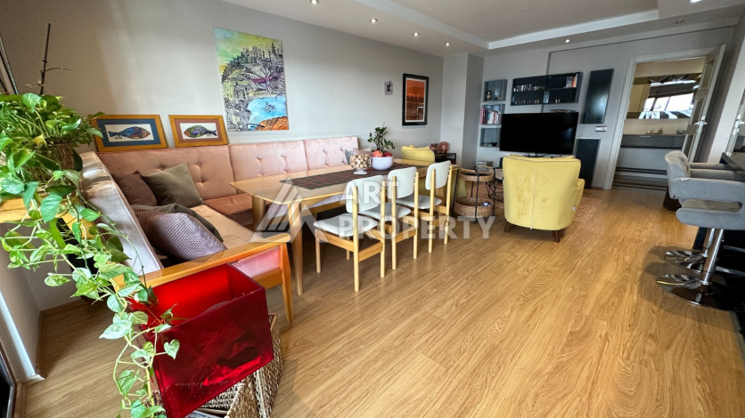 Видовая квартира 4+1 с дизайнерским ремонтом в районе Джикчилли! - Ракурс 24