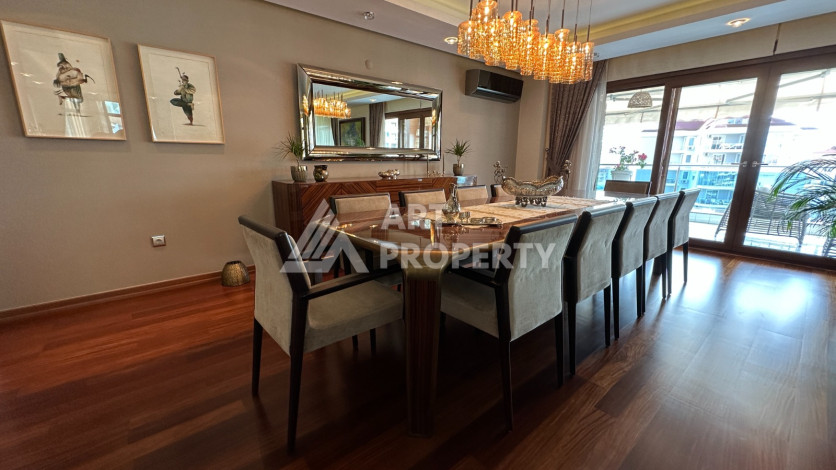 Видовая квартира 4+1 с дизайнерским ремонтом в районе Джикчилли! - Ракурс 25