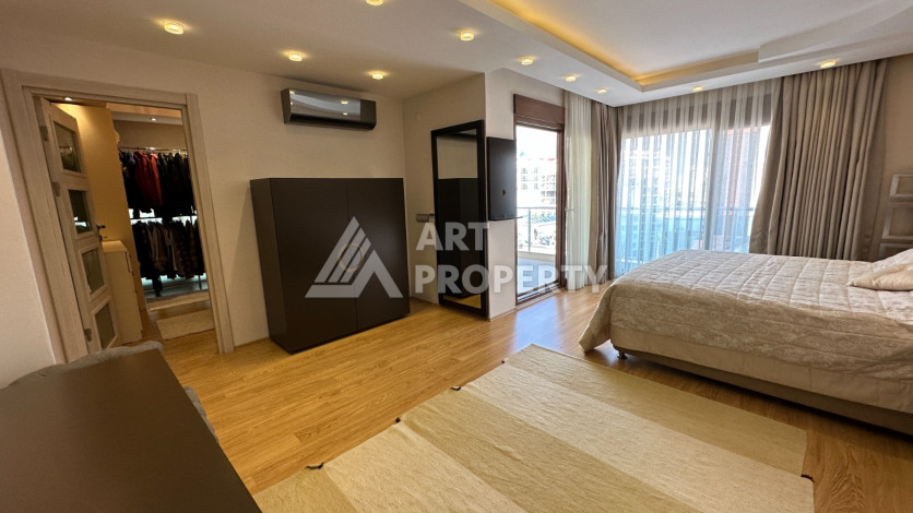 Видовая квартира 4+1 с дизайнерским ремонтом в районе Джикчилли! - Ракурс 28