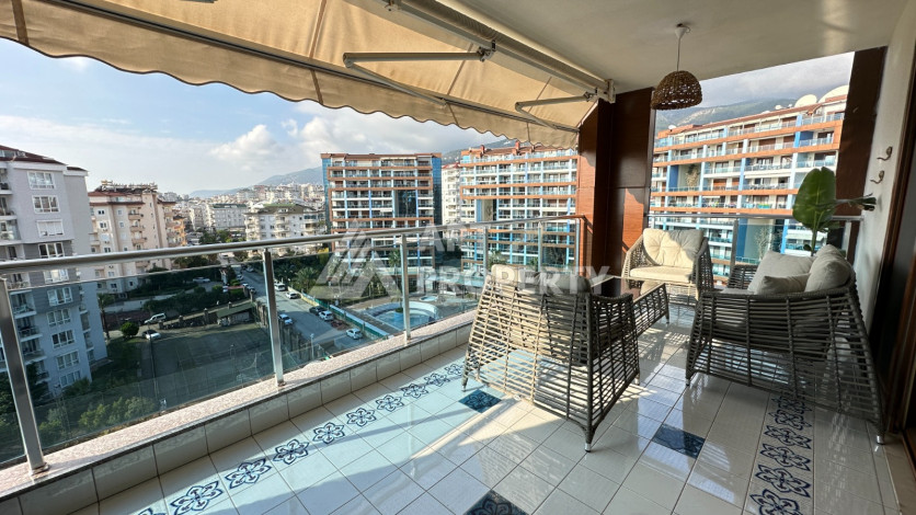 Видовая квартира 4+1 с дизайнерским ремонтом в районе Джикчилли! - Ракурс 31