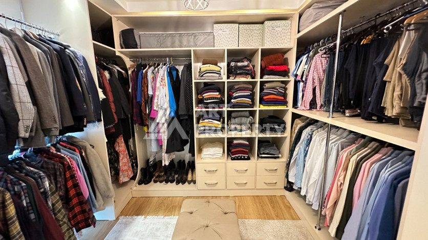 Видовая квартира 4+1 с дизайнерским ремонтом в районе Джикчилли! - Ракурс 33