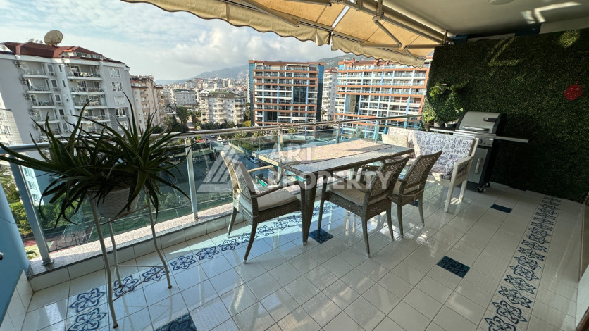 Видовая квартира 4+1 с дизайнерским ремонтом в районе Джикчилли! - Ракурс 34