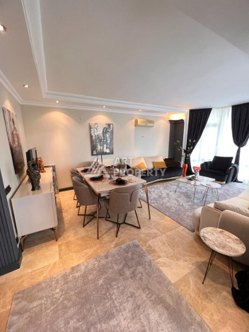 Пентхаус 4+1 с хорошим ремонтом в районе Джикчилли! - Ракурс 4