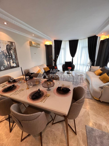 Пентхаус 4+1 с хорошим ремонтом в районе Джикчилли! - Ракурс 12