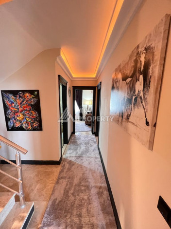 Пентхаус 4+1 с хорошим ремонтом в районе Джикчилли! - Ракурс 13