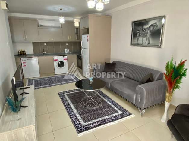 Квартира 1+1 на первой береговой линии по супер цене в районе Махмутлар - Ракурс 7