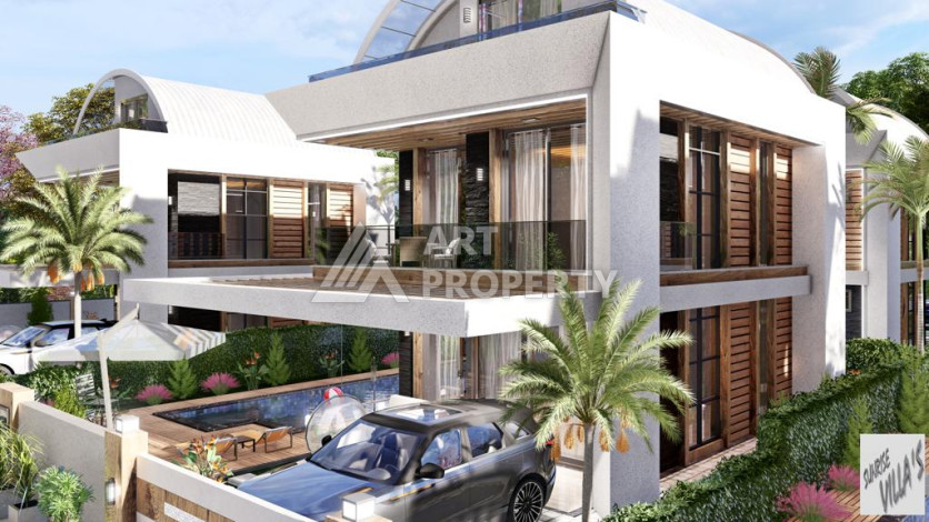 Виллы 3+1, 4+1 в престижном комплексе района Паяллар - Ракурс 22