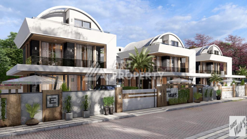 Виллы 3+1, 4+1 в престижном комплексе района Паяллар - Ракурс 24