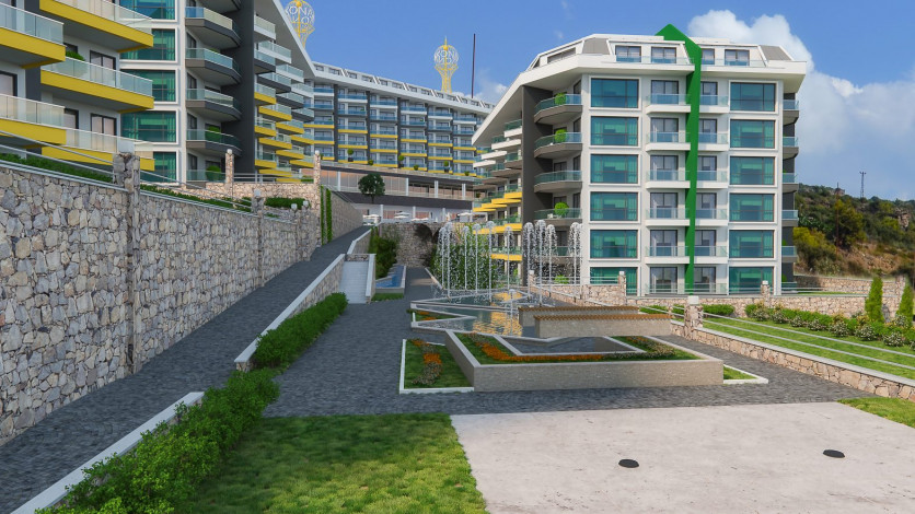 Проект люкс класса на завершающем этапе строительства в Каргыджаке, 65-600 м2 - Ракурс 6