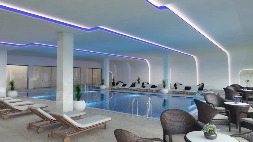 Проект люкс класса на завершающем этапе строительства в Каргыджаке, 65-600 м2 - Ракурс 17