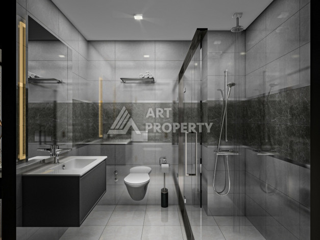 Проект на котловане по хорошим ценам в Махмутларе! - Ракурс 6