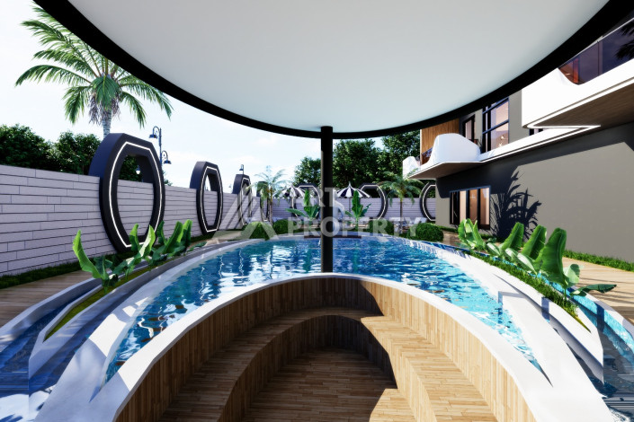 Проект на котловане по хорошим ценам в Махмутларе! - Ракурс 7