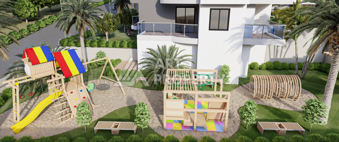 Квартиры 1+1 от инвестора в одном из лучших комплексов Махмутлара! - Ракурс 5