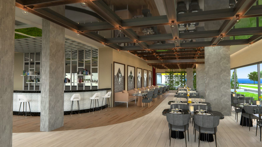 Проект люкс класса на завершающем этапе строительства в Каргыджаке, 65-600 м2 - Ракурс 29