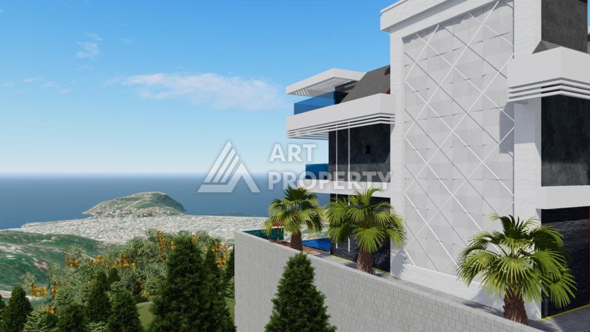 Виллы на этапе строительства в престижном районе Бекташ! - Ракурс 3