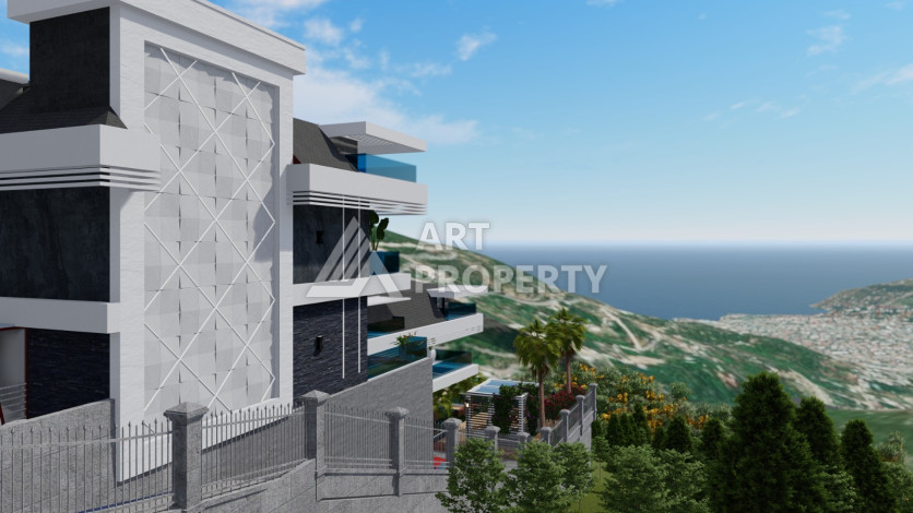 Виллы на этапе строительства в престижном районе Бекташ! - Ракурс 4