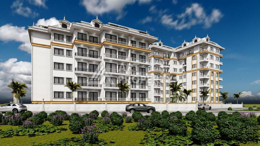 Последняя квартира 2+1 в комплексе на этапе строительства в центральной части Алании! - Ракурс 2