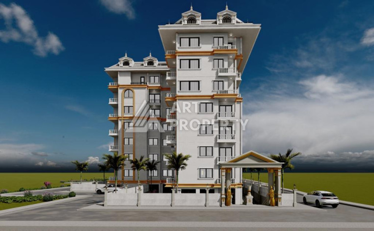 Последняя квартира 2+1 в комплексе на этапе строительства в центральной части Алании! - Ракурс 3