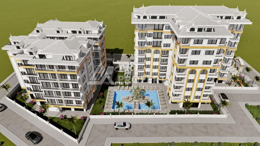 Последняя квартира 2+1 в комплексе на этапе строительства в центральной части Алании! - Ракурс 5