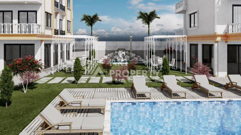 Последняя квартира 2+1 в комплексе на этапе строительства в центральной части Алании! - Ракурс 7