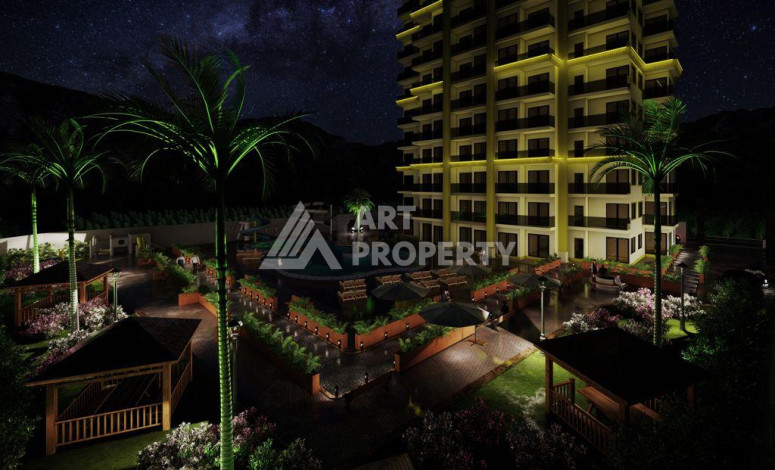 Квартира 1+1 с премиальной инфраструктурой в районе Махмутлар - Ракурс 2