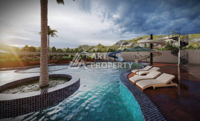 Квартира 1+1 с премиальной инфраструктурой в районе Махмутлар - Ракурс 3