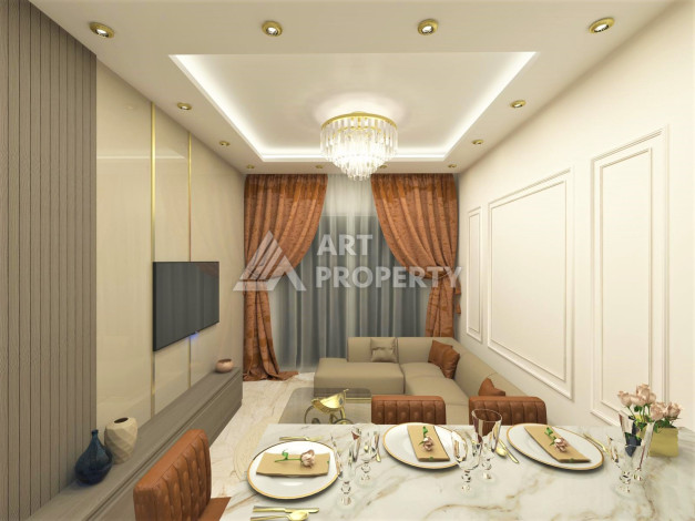 Квартира 1+1 с премиальной инфраструктурой в районе Махмутлар - Ракурс 6