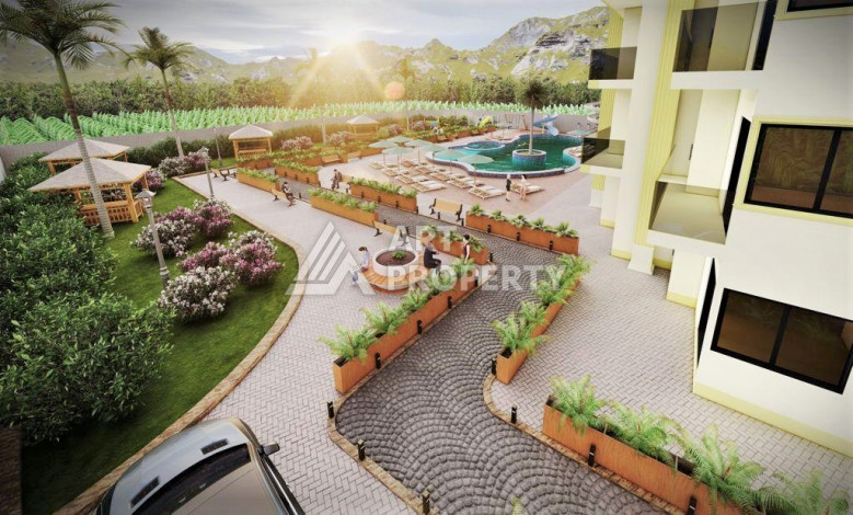 Квартира 1+1 с премиальной инфраструктурой в районе Махмутлар - Ракурс 9