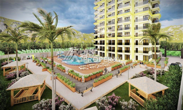 Квартира 1+1 с премиальной инфраструктурой в районе Махмутлар - Ракурс 10