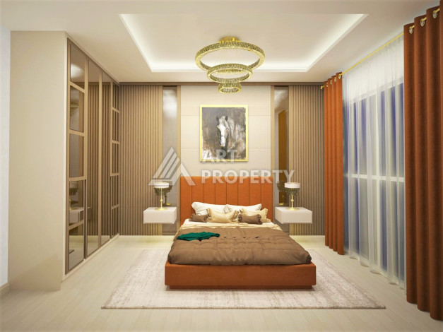 Квартира 1+1 с премиальной инфраструктурой в районе Махмутлар - Ракурс 11