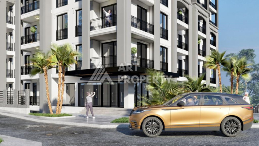 Проект на этапе строительства в Авсалларе! Выгодные инвестиции! - Ракурс 4