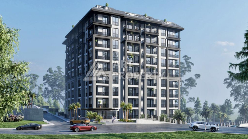 Проект на этапе строительства в Авсалларе! Выгодные инвестиции! - Ракурс 6