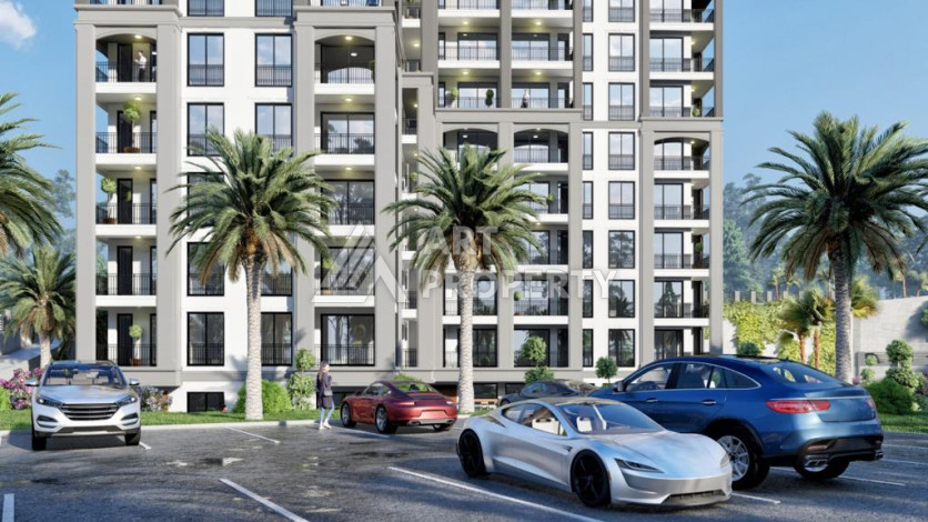 Проект на этапе строительства в Авсалларе! Выгодные инвестиции! - Ракурс 8