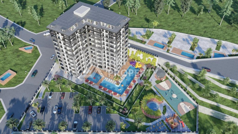 Проект на этапе строительства в Авсалларе! Выгодные инвестиции! - Ракурс 9