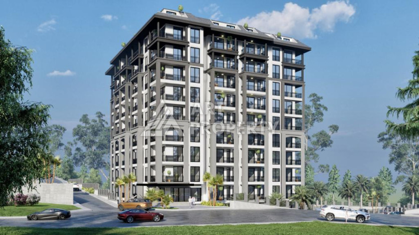 Проект на этапе строительства в Авсалларе! Выгодные инвестиции! - Ракурс 10