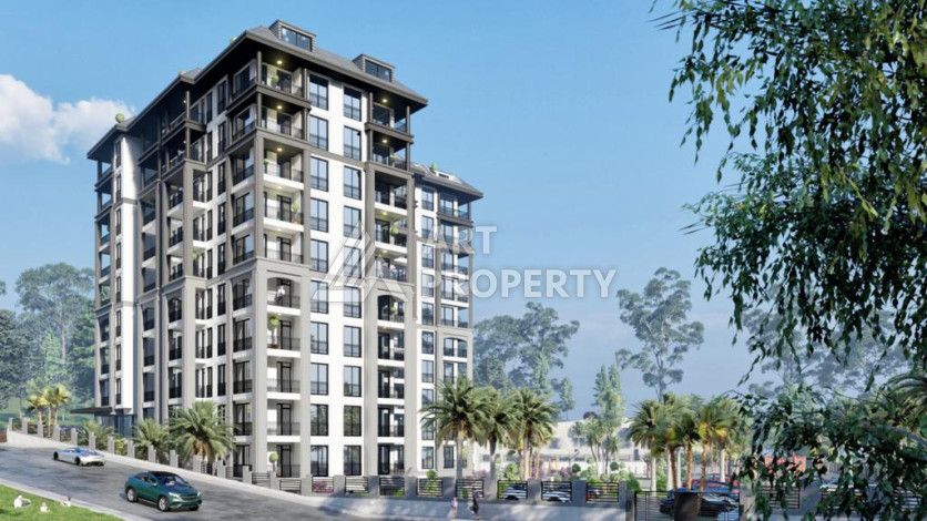 Проект на этапе строительства в Авсалларе! Выгодные инвестиции! - Ракурс 12