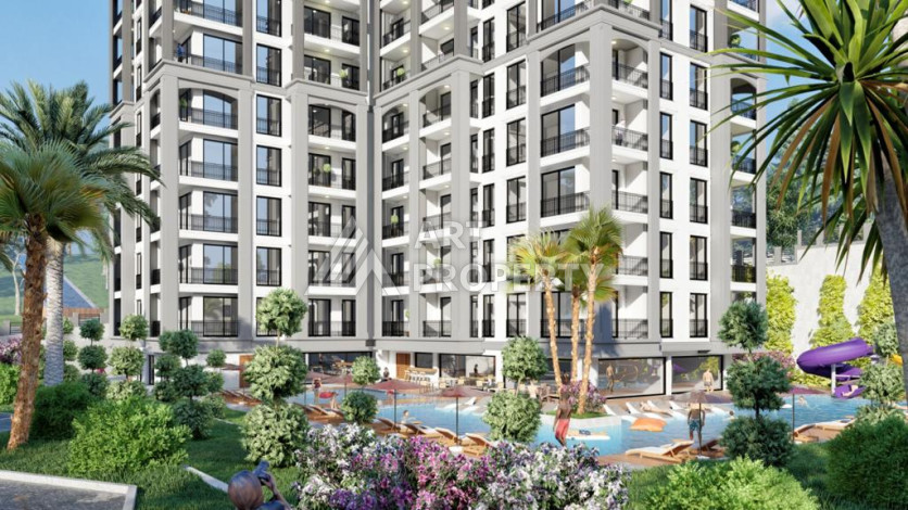 Проект на этапе строительства в Авсалларе! Выгодные инвестиции! - Ракурс 15