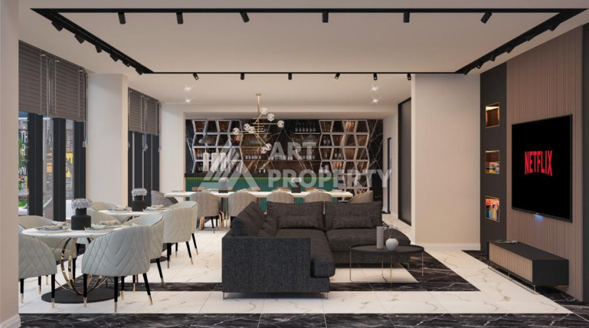 Проект на этапе строительства в Авсалларе! Выгодные инвестиции! - Ракурс 18