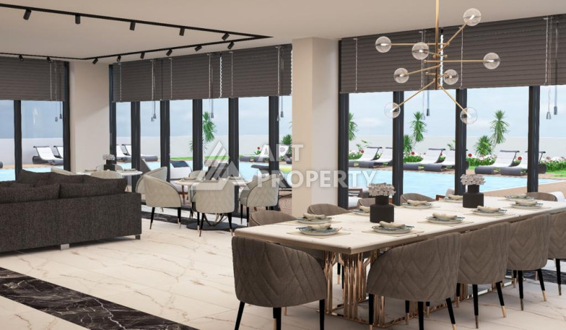 Проект на этапе строительства в Авсалларе! Выгодные инвестиции! - Ракурс 20