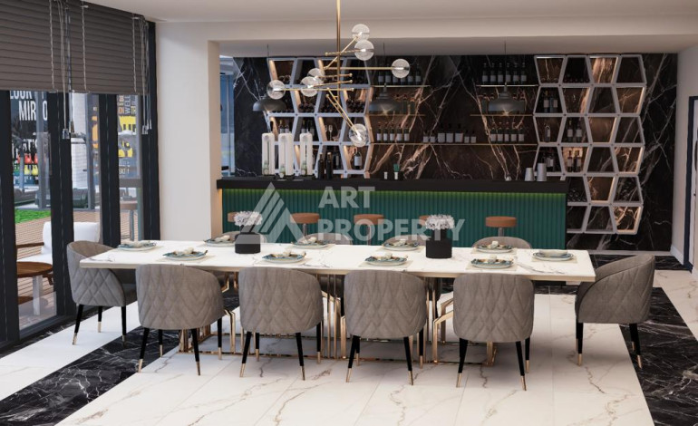 Проект на этапе строительства в Авсалларе! Выгодные инвестиции! - Ракурс 21