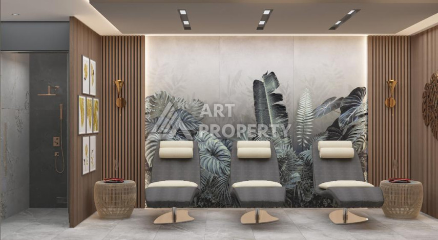 Проект на этапе строительства в Авсалларе! Выгодные инвестиции! - Ракурс 25