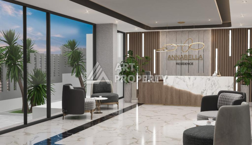 Проект на этапе строительства в Авсалларе! Выгодные инвестиции! - Ракурс 26