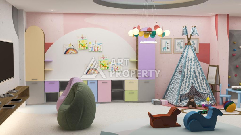 Проект на этапе строительства в Авсалларе! Выгодные инвестиции! - Ракурс 27