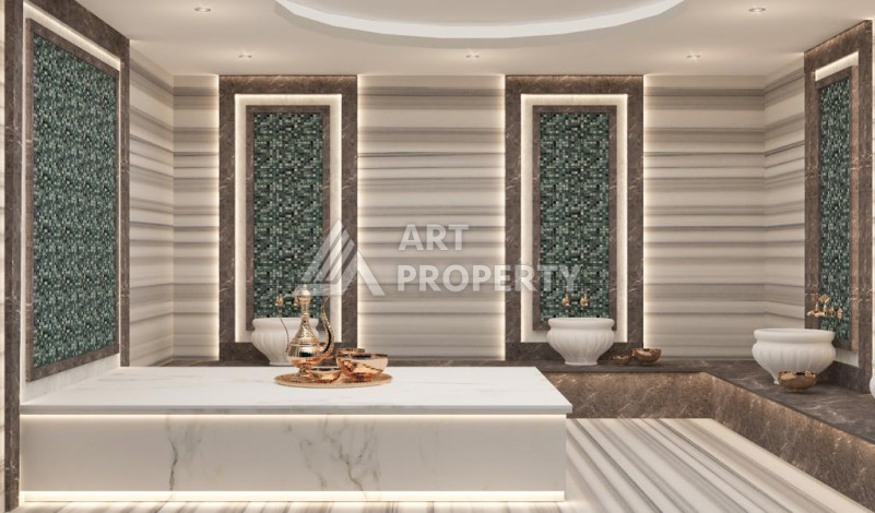 Проект на этапе строительства в Авсалларе! Выгодные инвестиции! - Ракурс 30