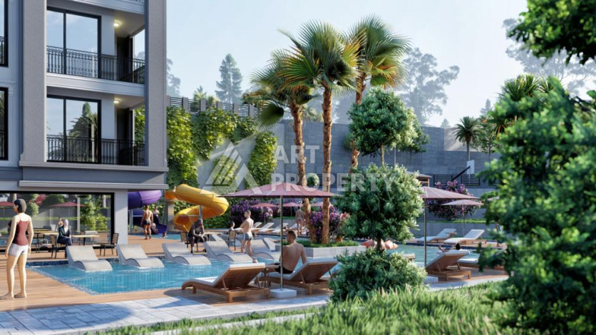 Проект на этапе строительства в Авсалларе! Выгодные инвестиции! - Ракурс 33