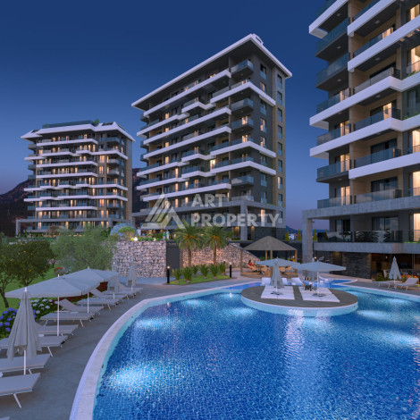 Новый строящийся комплекс со премиальной инфраструктурой в районе Кестель - Ракурс 12